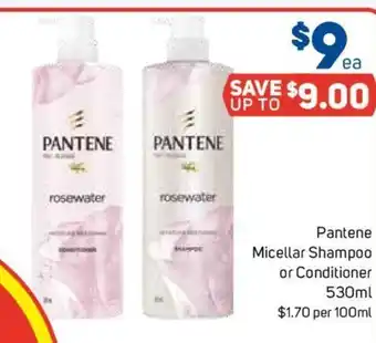 Foodland Pantene Micellar Shampooo or Conditioner 530 ml, offer