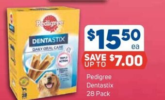 Foodland Pedigree Dentastix 28 pack offer