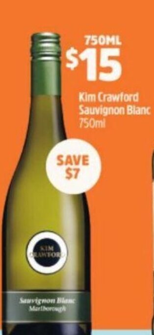 BWS Kim Crawford Sauvignon Blanc offer
