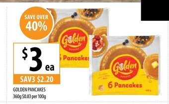 Supabarn Golden Pancakes 360g. offer