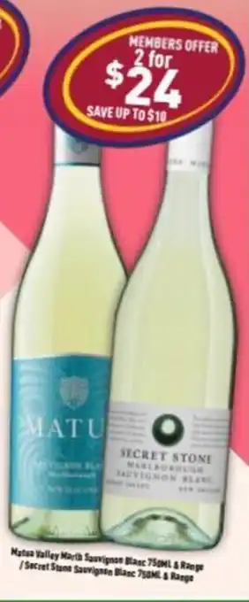 Liquor Legends Matua valley marih sauvignon blanc offer