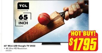 The Good Guys 65" mini-led google TV 2022 offer