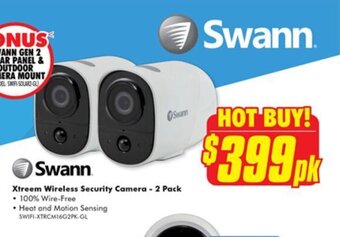 The Good Guys Xtreem wireless security camera - 2 pack offer