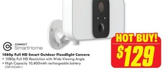 The Good Guys 1080p full HD smart outdoor floodlight camera offer