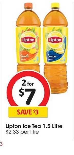 Coles Lipton ice tea offer