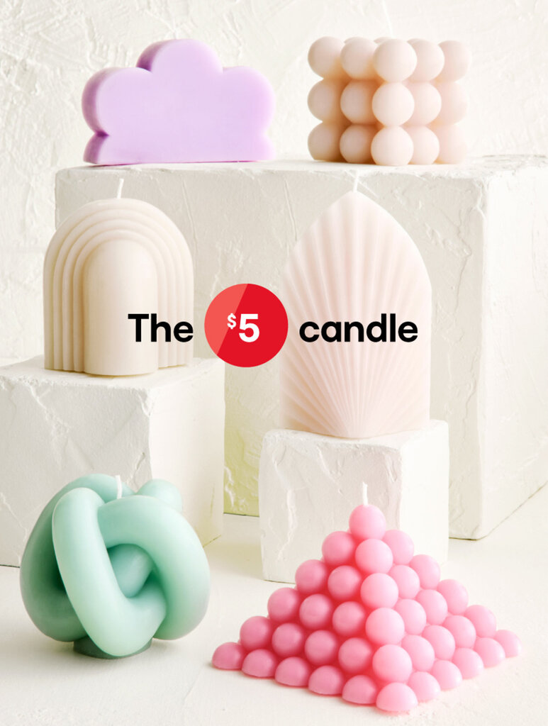 Candle offer at Kmart