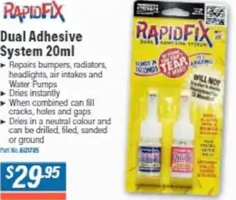 Rapidfix Dual Adhesive  System 20 ml