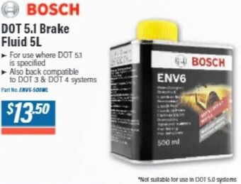 Bosch DOT 5.1 Brake Fluid 5L