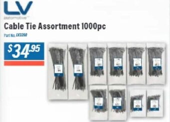 Burson Auto Parts LV Cable Tie Assortment 1000pc offer