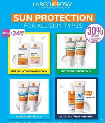 La Roche Posay Sun Protection for All Skin Types