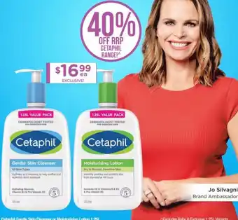 Chemist Warehouse Cetaphil Gentle Skin Cleanser & Moisturising Lotion offer