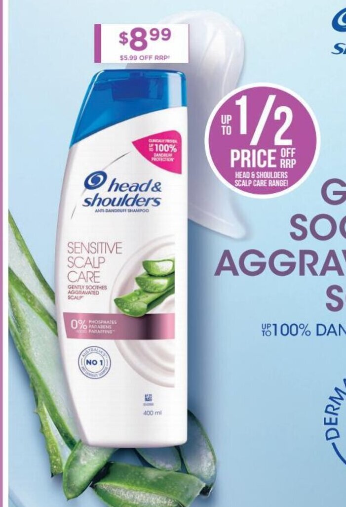 Head & Shoulders Shampoo offer at Chemist Warehouse