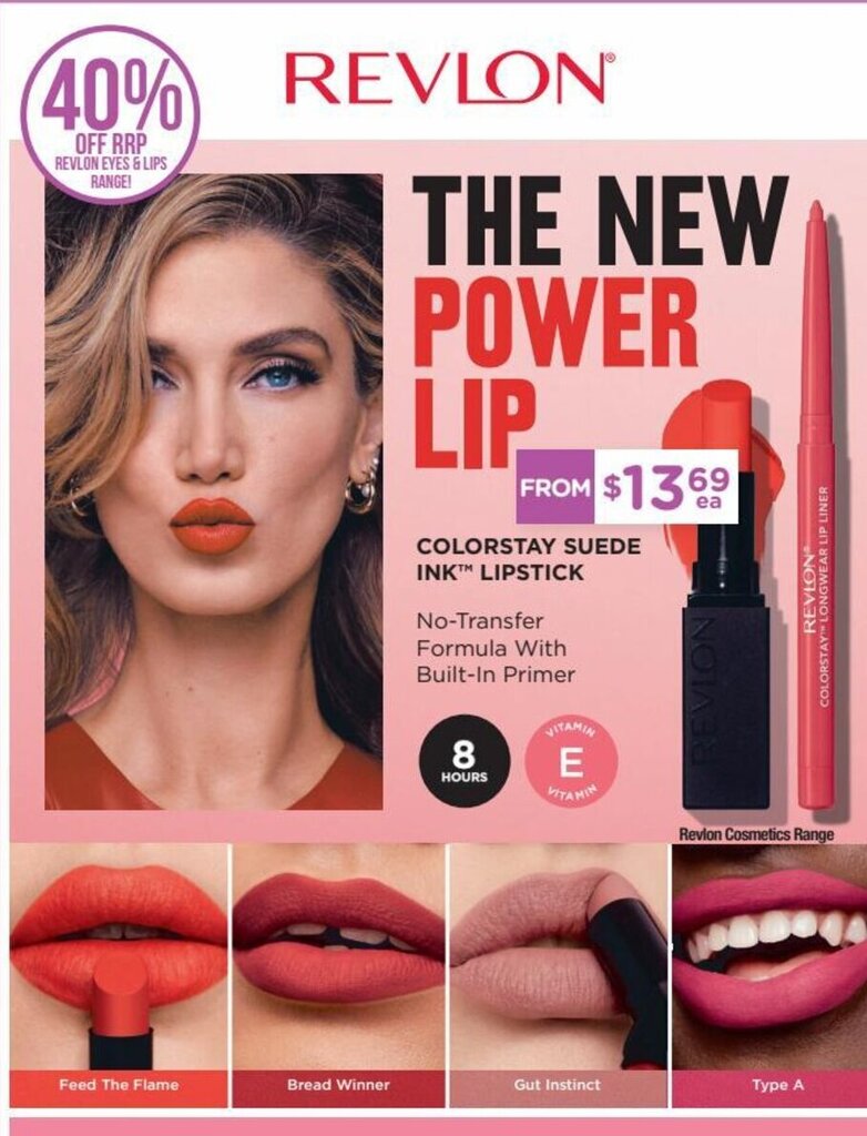 Revlon Colorstay Suede Ink Lipstick offer at Chemist Warehouse