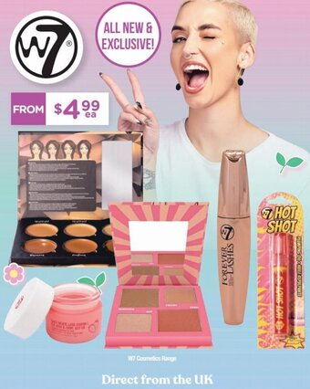 Chemist Warehouse W7 Beauty Products offer