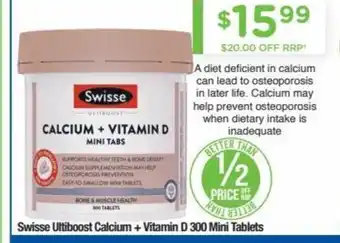 Chemist Warehouse Calcium +Vitamin D Mini Tabs offer