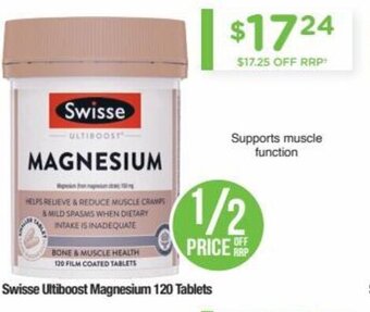 Chemist Warehouse Swisse Ultiboost Magnesium offer