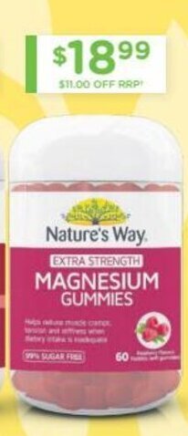 Chemist Warehouse Nature's Way Magnesium Gummies offer