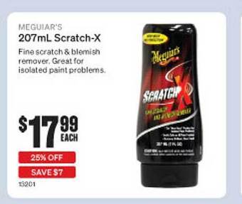 SuperCheap Auto Meguiar's 207ml scratch-x offer