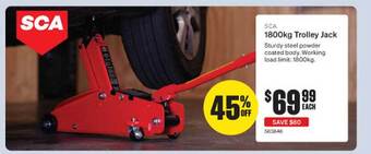 SuperCheap Auto Sca 1800kg trolley jack offer