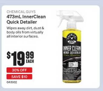 SuperCheap Auto Chemical guys 473ml innerclean quick detailer offer