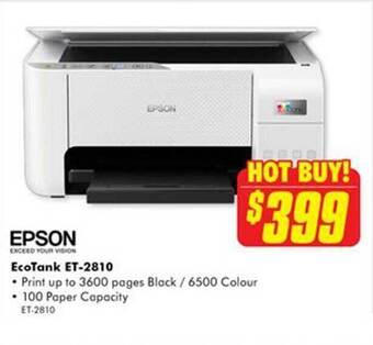 The Good Guys Epson ecotank et-2810 offer