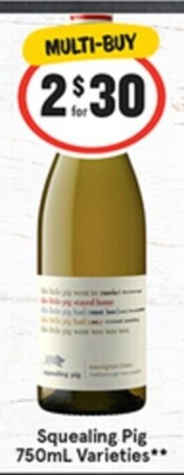 IGA Liquor Squealing Pig 750ml offer