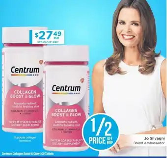 Chemist Warehouse Centrum Collagen Boost & Glow offer