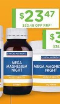 Chemist Warehouse Ethical Nutrients Mega Magnesium Night offer