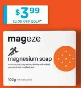 Chemist Warehouse Mageze Magnesium Soap offer