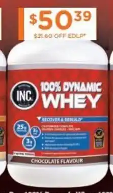 Chemist Warehouse INC 100% Dynamic Whey offer