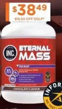 Chemist Warehouse INC Eternal Mass offer