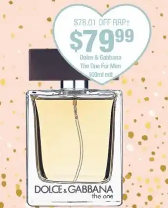 Chemist Warehouse Dolce & Gabbana The One for Men offer