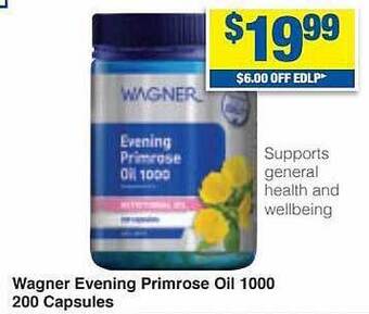 My Chemist Wagner evening primrose oil 1000 offer
