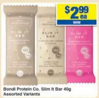 My Chemist Bondi protein co. slim it bar assorted variants offer