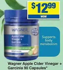 My Chemist Wagner apple cider vinegar + garcinia offer