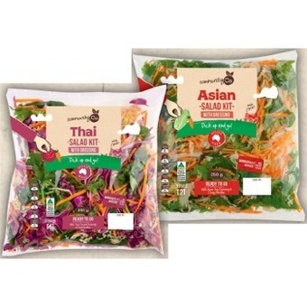 IGA Community co asian salad kit 250g or thai salad kit 285g offer