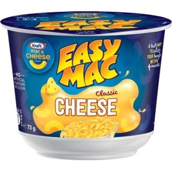 Kraft easy mac classic cheese bowl 73g