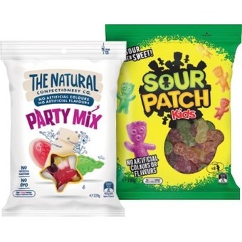 IGA The natural confectionery co., sour patch or pascall 180-300g selected varieties offer