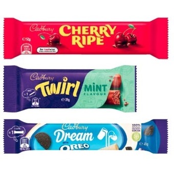 Coles Cadbury medium bar 30g-60g offer