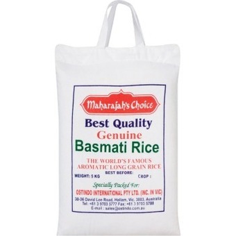 Coles Maharajah's choice basmati rice 5kg offer