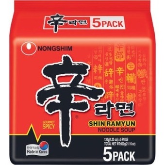 Coles Nongshim ramyun soup noodles 600g offer
