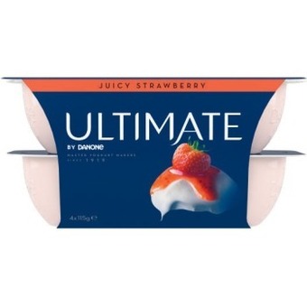 Coles Danone ultimate yoghurt 4x115g offer