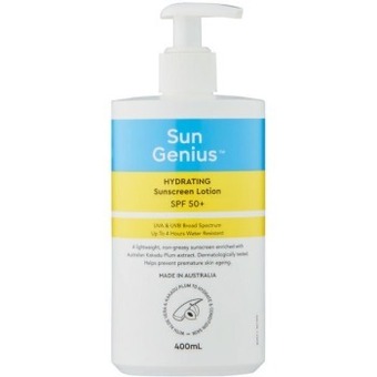 Coles Sun genius hydrating sunscreen spf50+ 400ml* offer