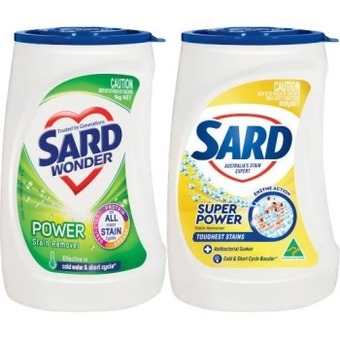 Coles Sard stain remover powder 900g-1kg offer