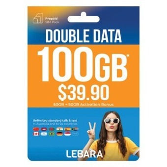 Coles Lebara $39.90 starter pack offer