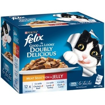 Woolworths Felix wet cat food pk 12 x 85g offer
