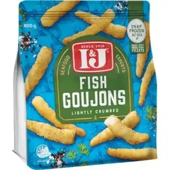 I&j salt & pepper squid sticks or fish goujons 800g – from the freezer