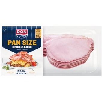 Woolworths Don bacon pan size 200g offer