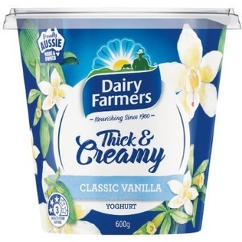 Woolworths Dairy farmers thick & creamy yoghurt 600g – from the fridge offer