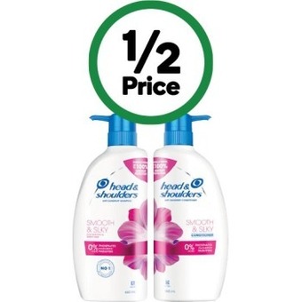 Woolworths Head & shoulders shampoo or conditioner 660ml offer